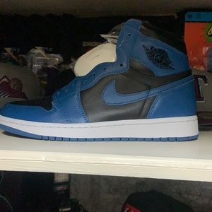 Brand new blue and black Air Jordan 1